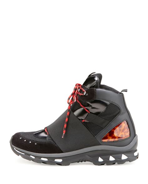 givenchy hiking boot trainer sneaker|Givenchy leather sneakers.